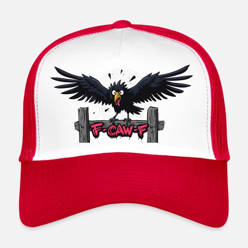 F-Caw-F Graffiti Raven Appearance Trucker Cap