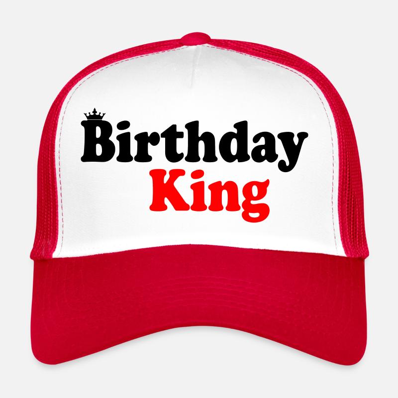 Birthday king Casquette trucker 