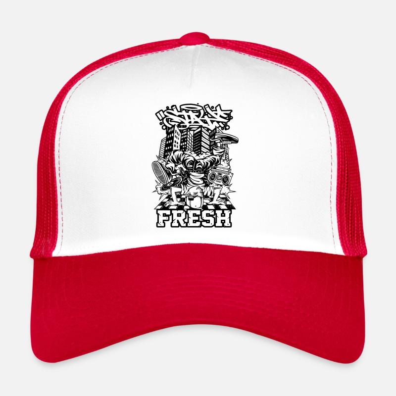 Breakdance B-Boy Streetdance Design Hip Hop Dance Trucker Cap