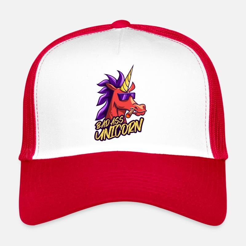 Bad ass unicorn Trucker Cap