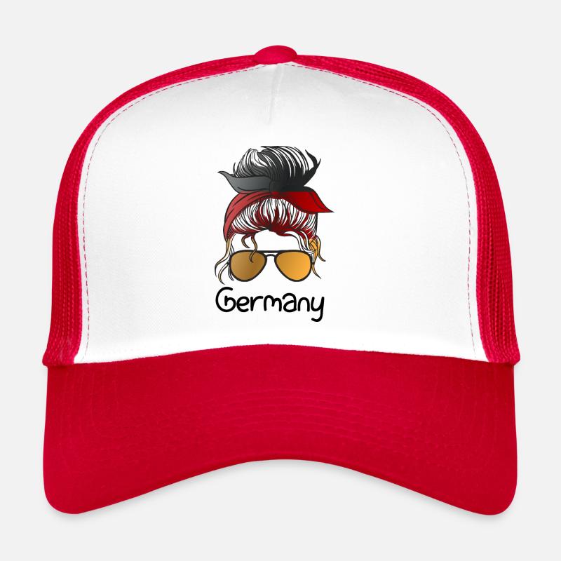 Allemagne Drapeau allemand Drapeau allemand Utilisé Regarder à la maison Casquette trucker 