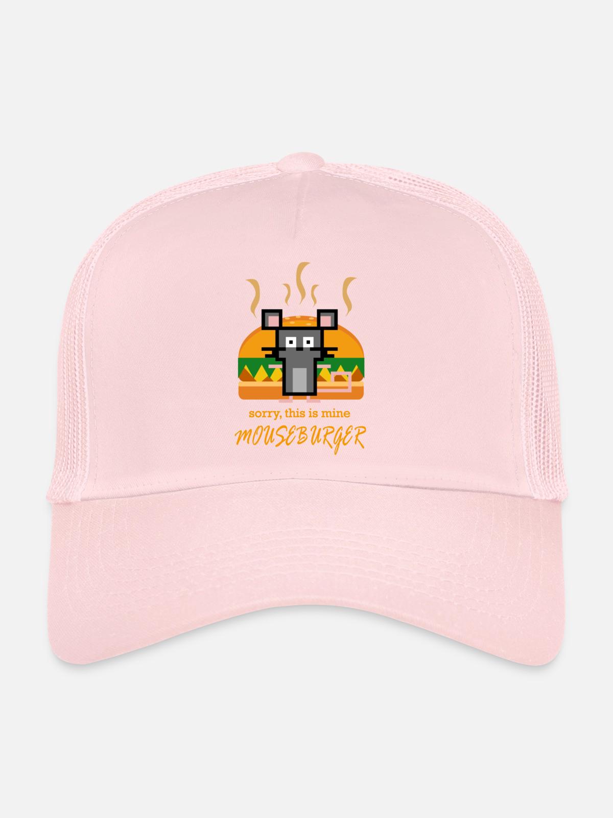 Mouseburger - Trucker Cap - pale pink - Front