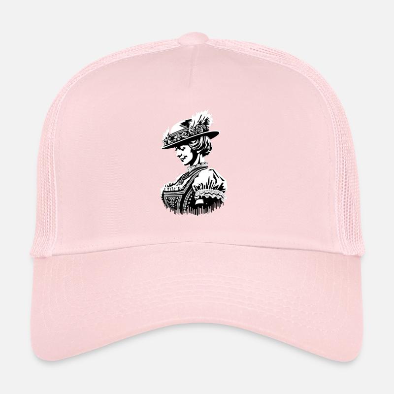 Déguisement de Dirndl | Allemand traditionnel typique Casquette trucker 
