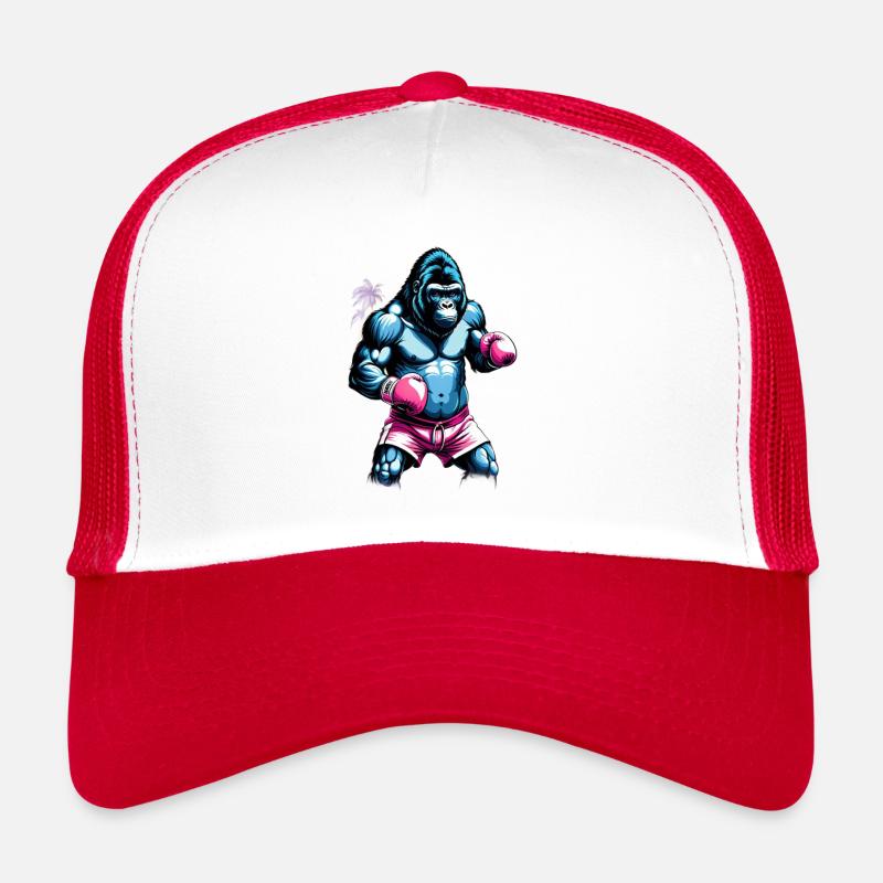 Boxe Boxeur Gorille Casquette trucker 