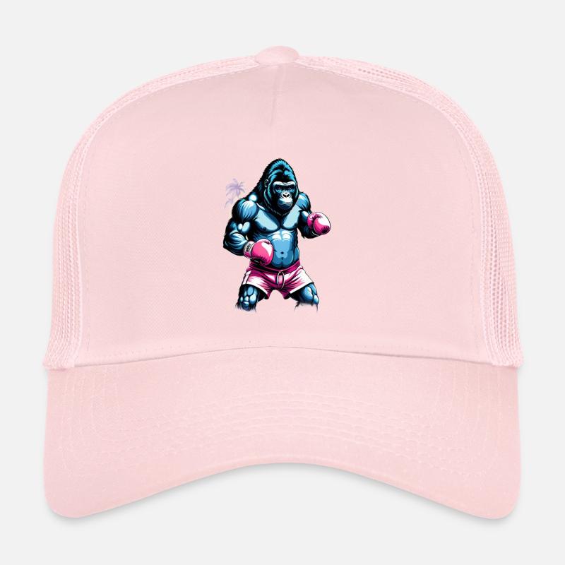 Boxe Boxeur Gorille Casquette trucker 