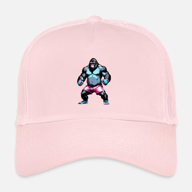 Boxing Gorilla Boxer Trucker Cap
