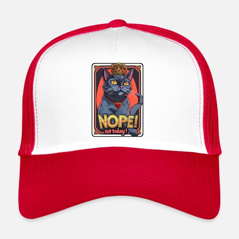 Le chat n’en a pas envie Casquette trucker 