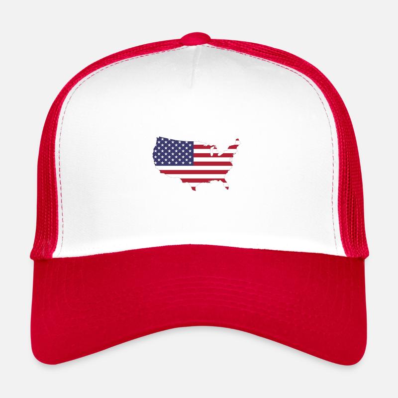 Drapeau américain Casquette trucker 
