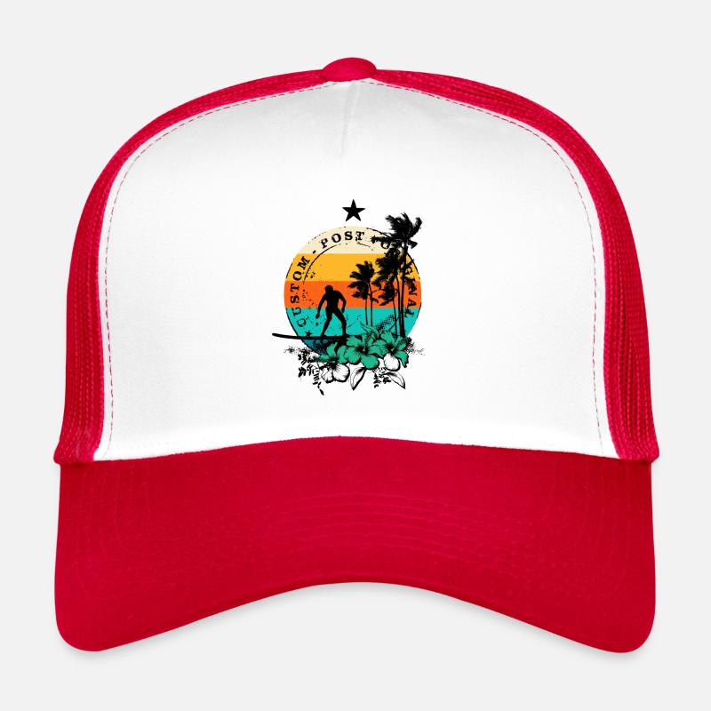 Retro surfing Trucker Cap