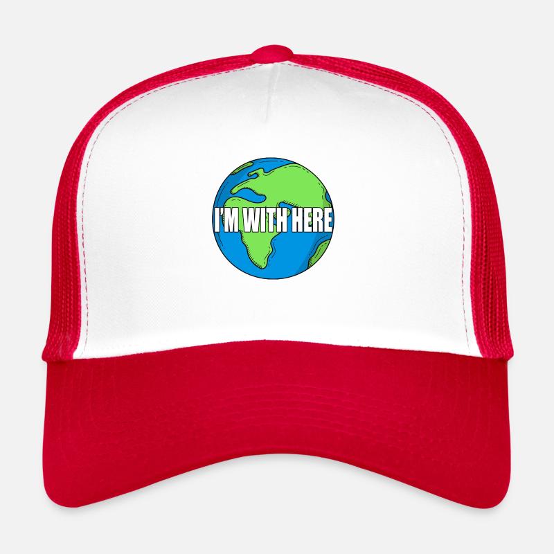 Ich bin hier - unsere erde - die welt Trucker Cap