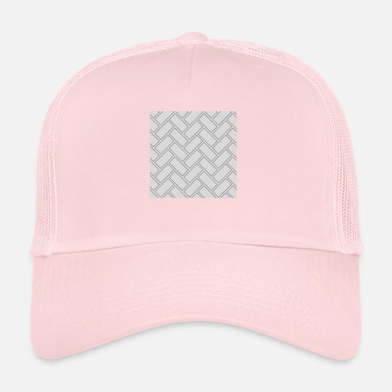 Rectangle carrelage motif sans couture Casquette trucker 