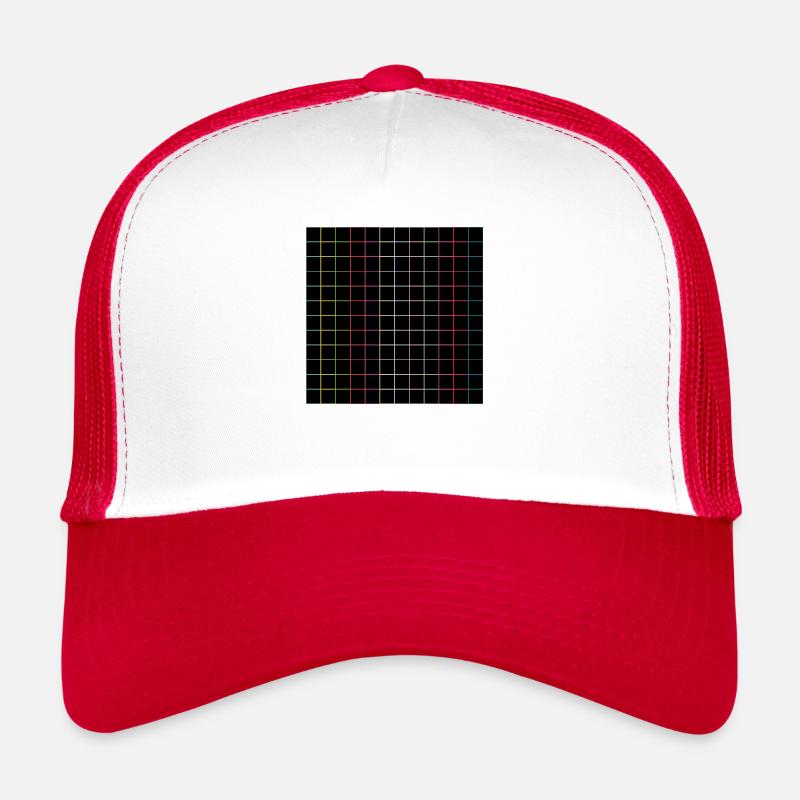 Vertikale und horizontale Linien Trucker Cap