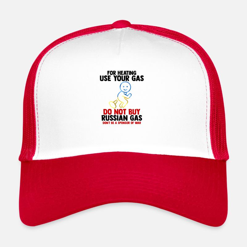 supporter Ukraine drôle n'achetez pas de gaz russe Casquette trucker 