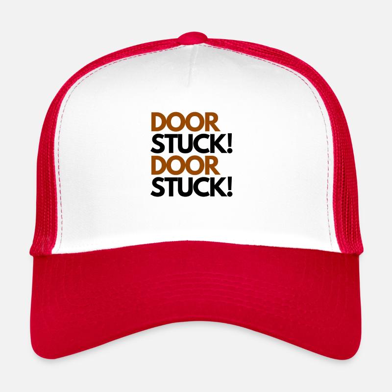 DOOR STUCK MEME! Trucker Cap