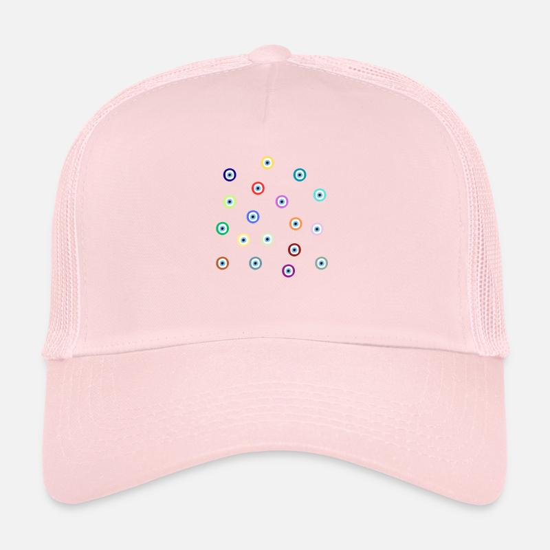 Œil multicolore Casquette trucker 