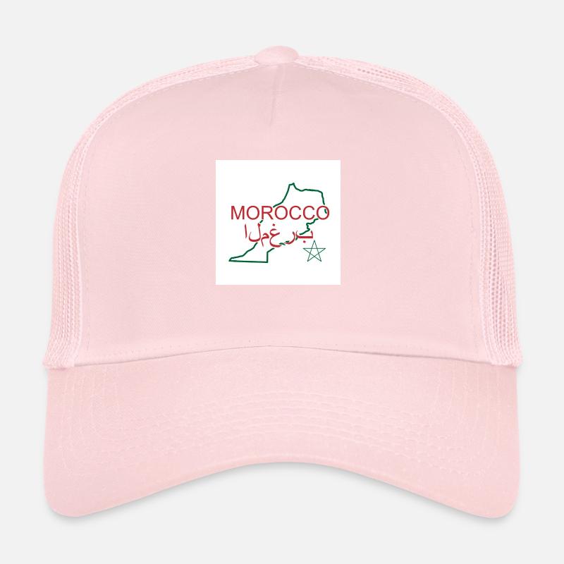 Carte du Maroc Casquette trucker 