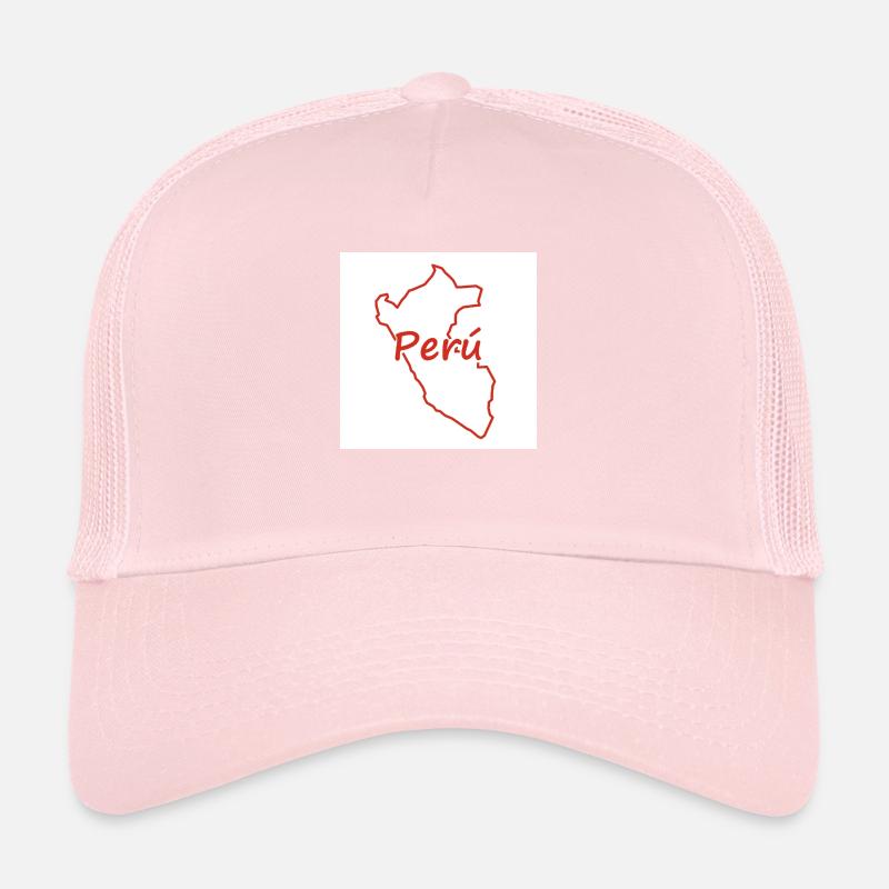 Carte du Pérou Casquette trucker 