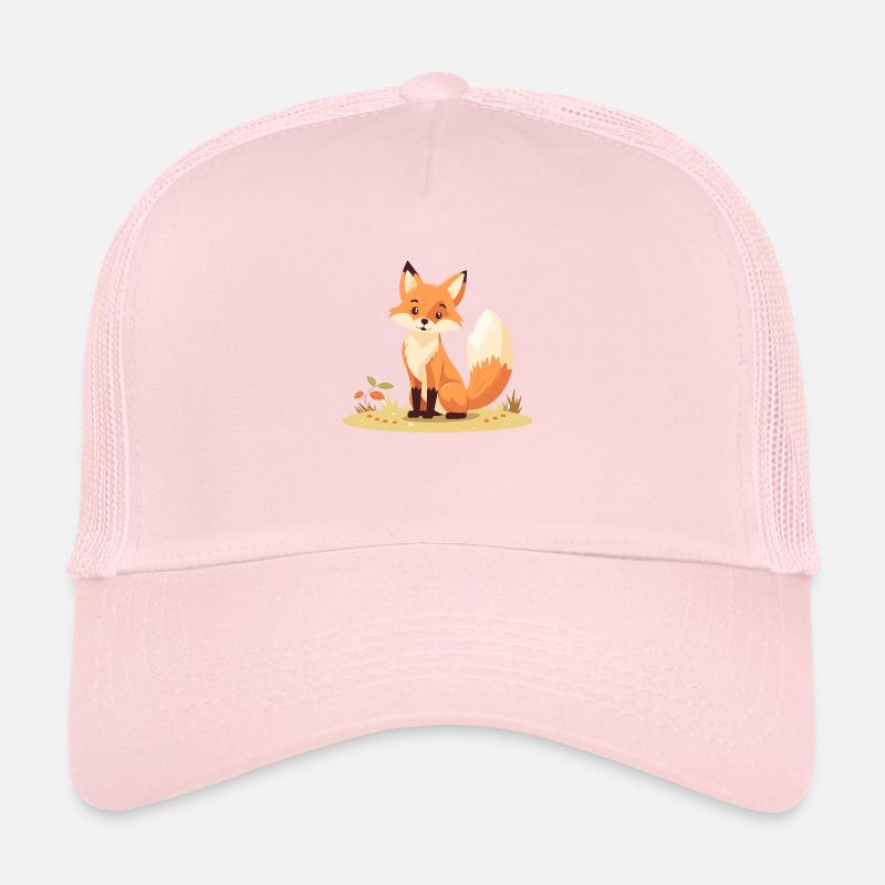 Junger Fuchs Clipart Rotfuchs Trucker Cap