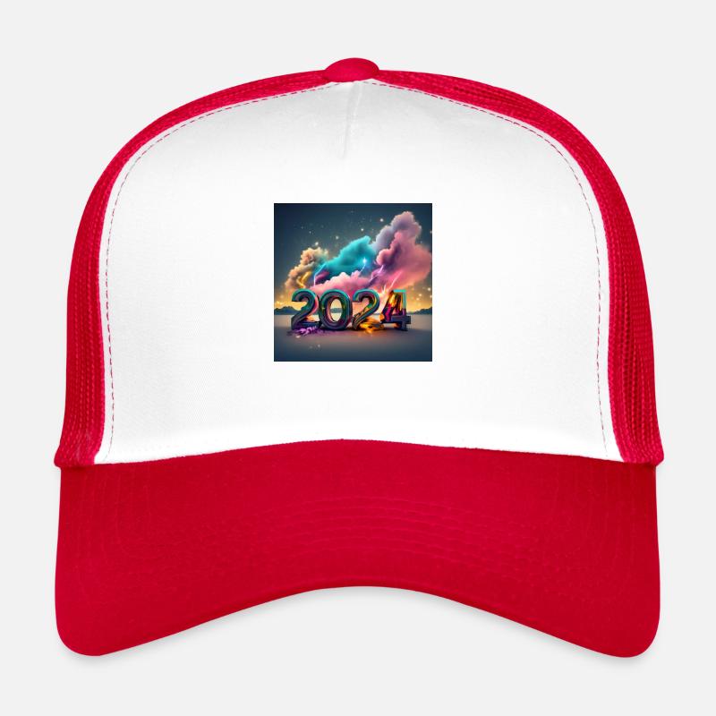 Cosmic Lightning 2024 - Trucker Cap - white/red
