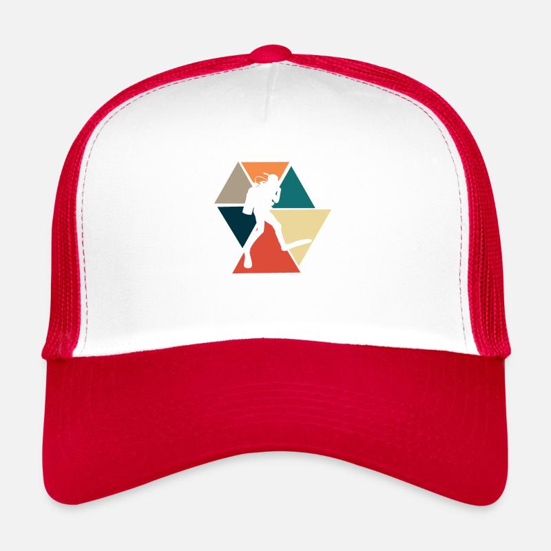 Plongée sous-marine rétro vintage - idée cadeau Casquette trucker 