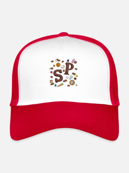 Saint Nicholas Candy - Trucker Cap - white/red - Front
