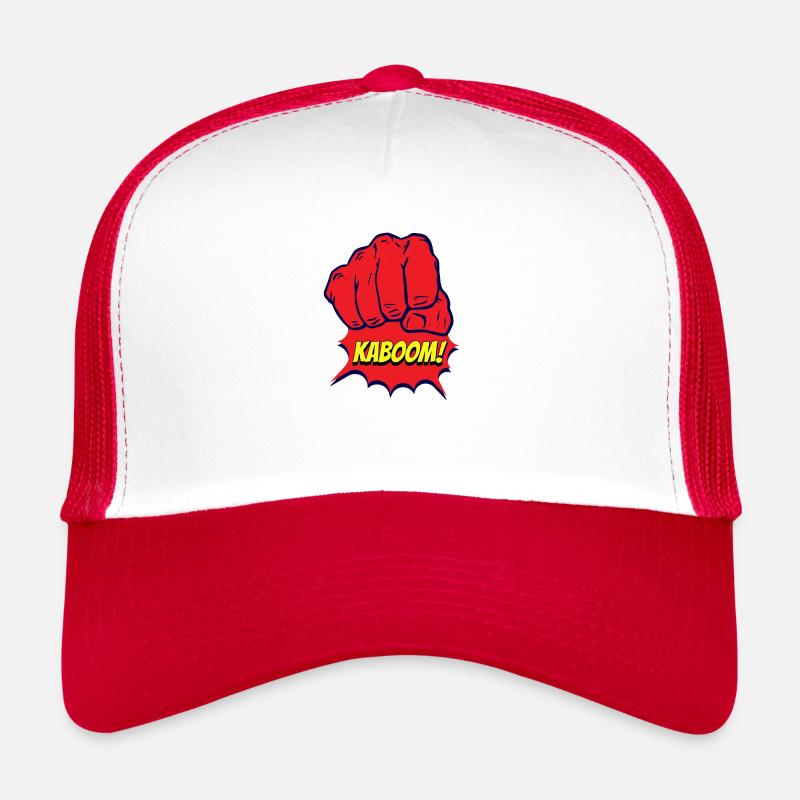 Rote und starke Faust, Kaboom Trucker Cap