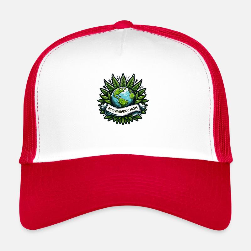 « Effet écologique » : T-shirt Earth & Cannabis Unity Casquette trucker 