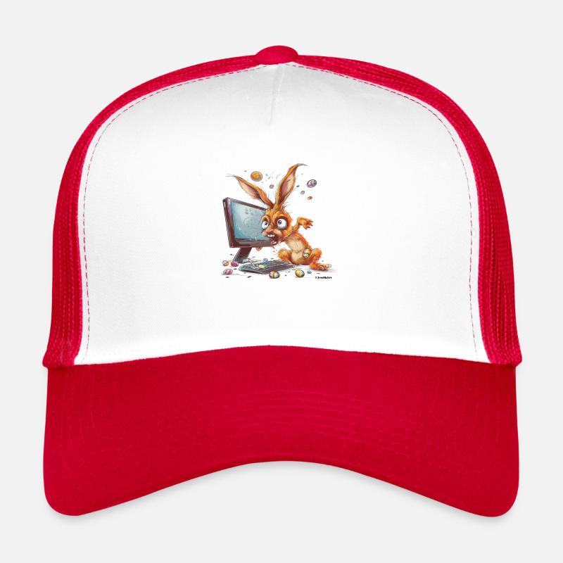 Lapin de Pâques fou II Casquette trucker 
