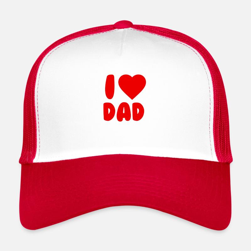 I love Dad Trucker Cap