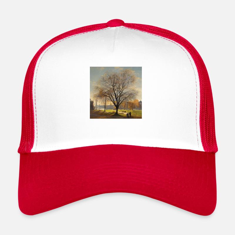Tree Painting Trucker Cap