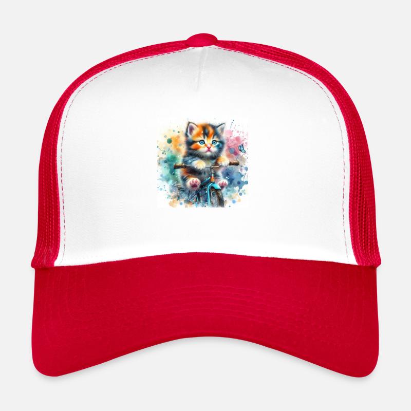 Chaton à vélo Casquette trucker 