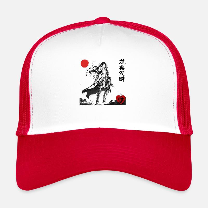 Japanische Anime-Kriegerin Trucker Cap