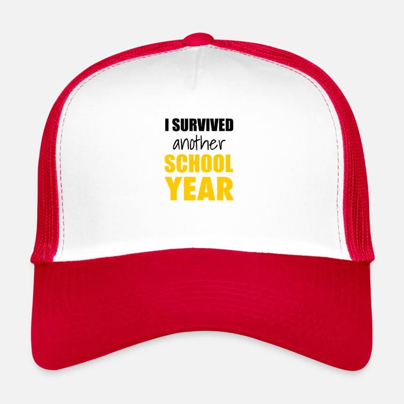 I Survived Another School Year – Funny Quote K Trucker Cap