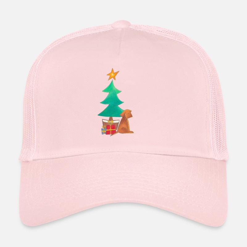 Christmas Dog Trucker Cap