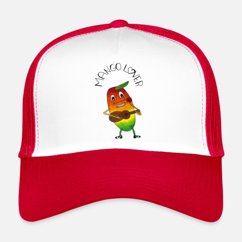 MangoLover - Trucker Cap - white/red