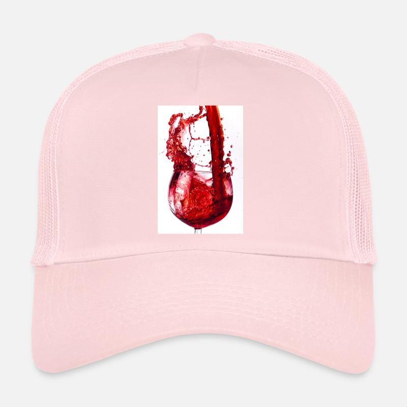 Glass - Red Splash Trucker Cap