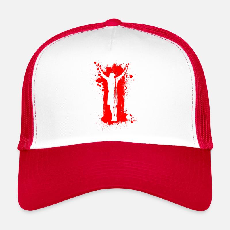 Victory Man Red - Trucker Cap - white/red