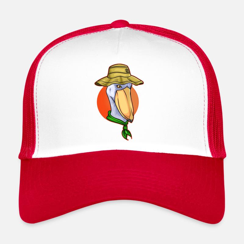 Shoebill Bird Ornithologist Forest I Gift Trucker Cap