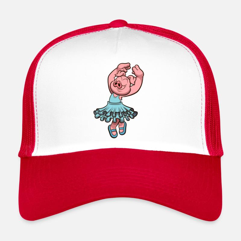 Pig In Tutu Trucker Cap