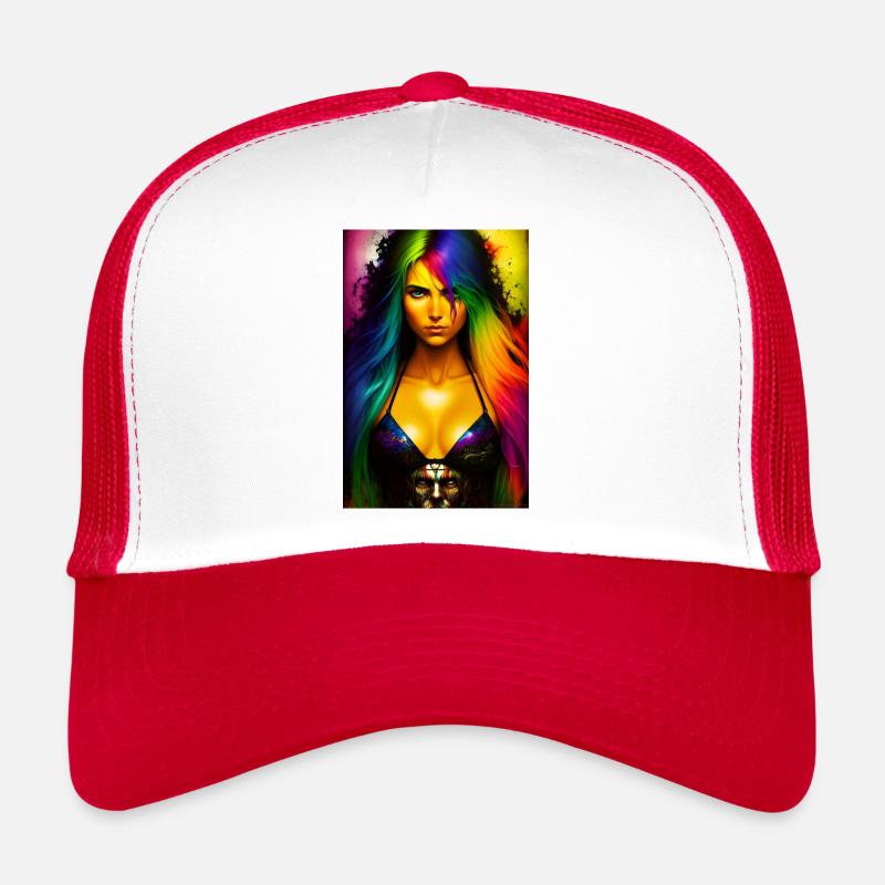 Fille arc-en-ciel Casquette trucker 