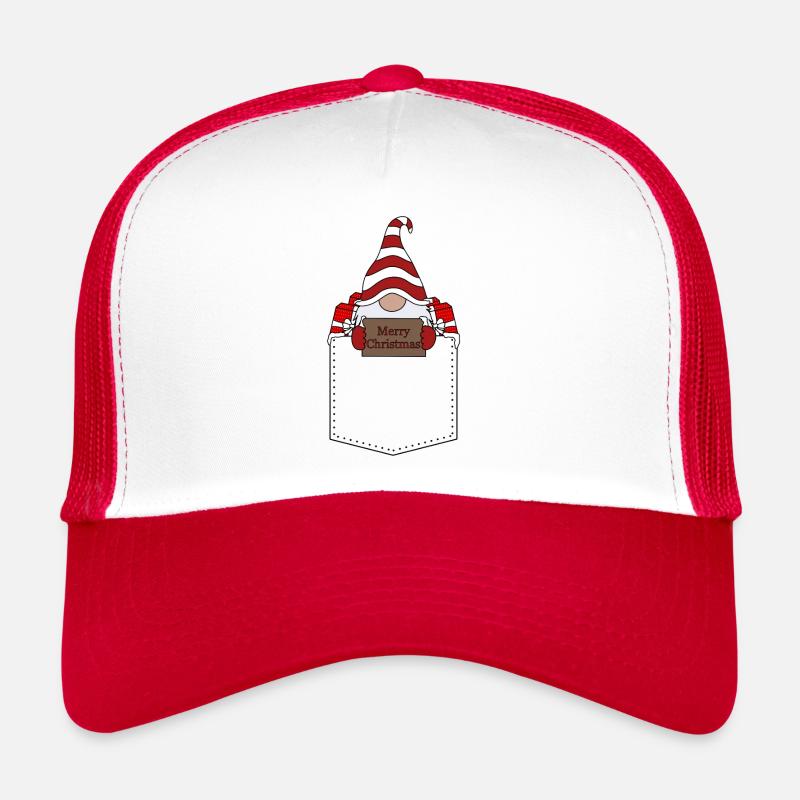 Wichtel - Trucker Cap - Weiß/Rot