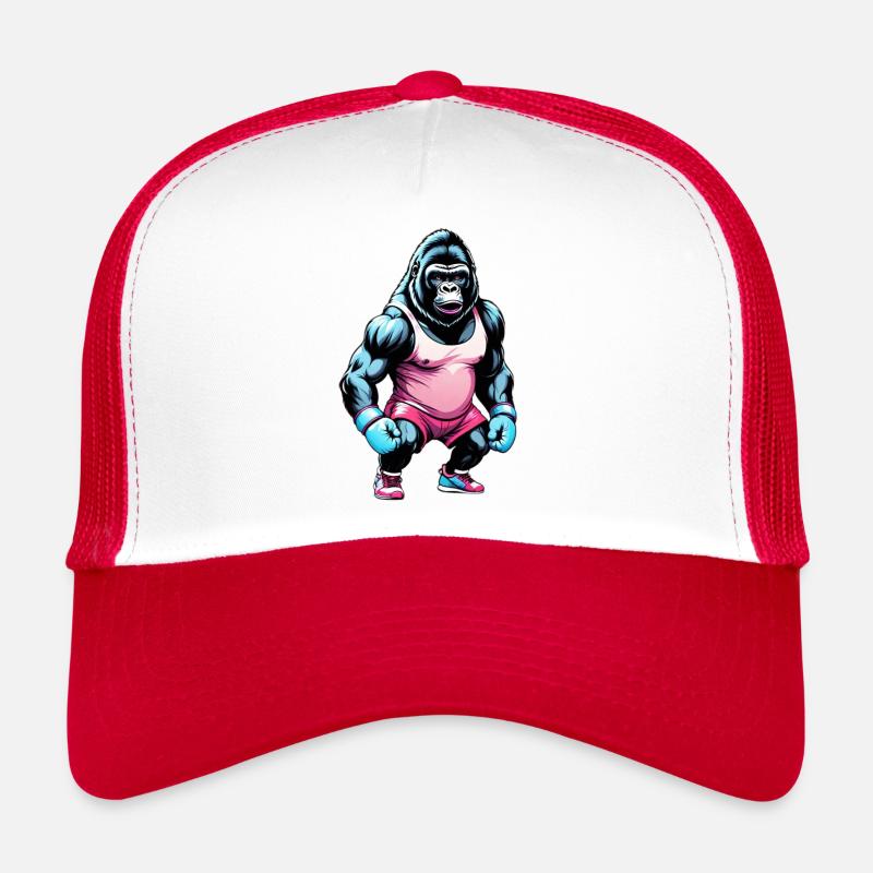 Gorilla Boxer Boxing Trucker Cap
