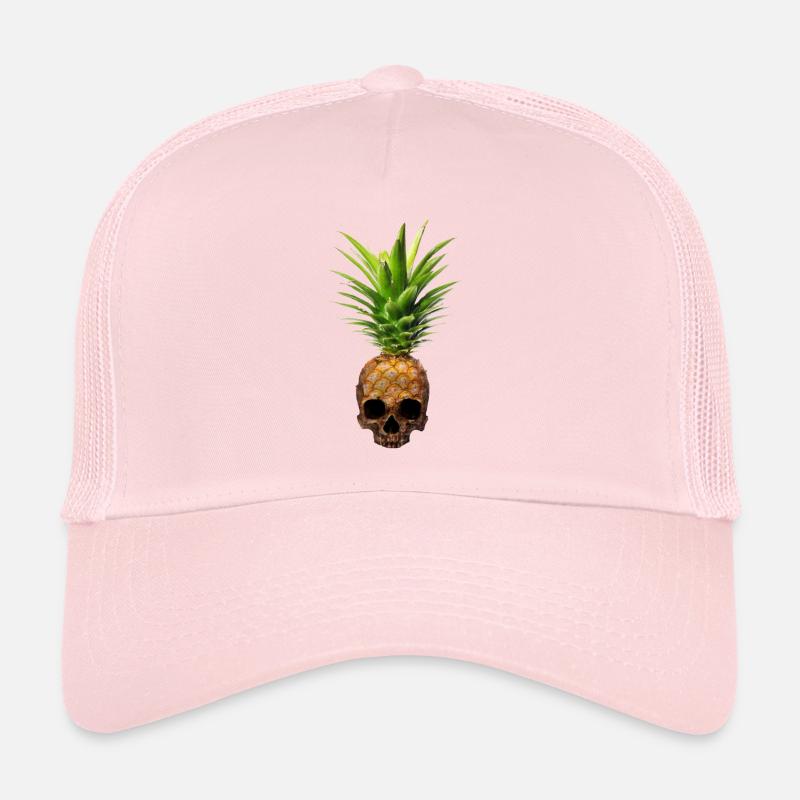 Crâne d’ananas Ananas Teschio Casquette trucker 