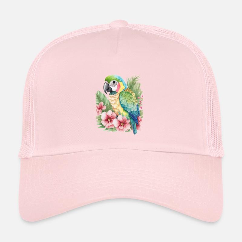 bunter Papagei Trucker Cap