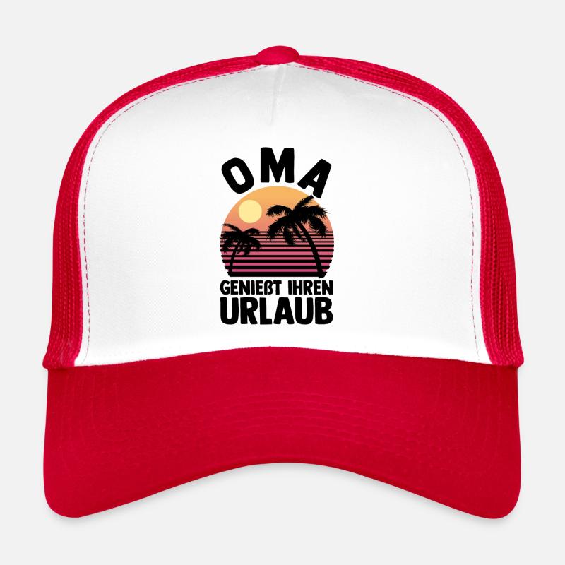 Vacancier Grand-mère Mamie Casquette trucker 