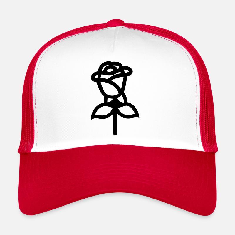 Pink Flower Trucker Cap