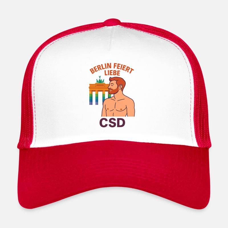 Berlin célèbre l’amour de l’homme CSD Casquette trucker 