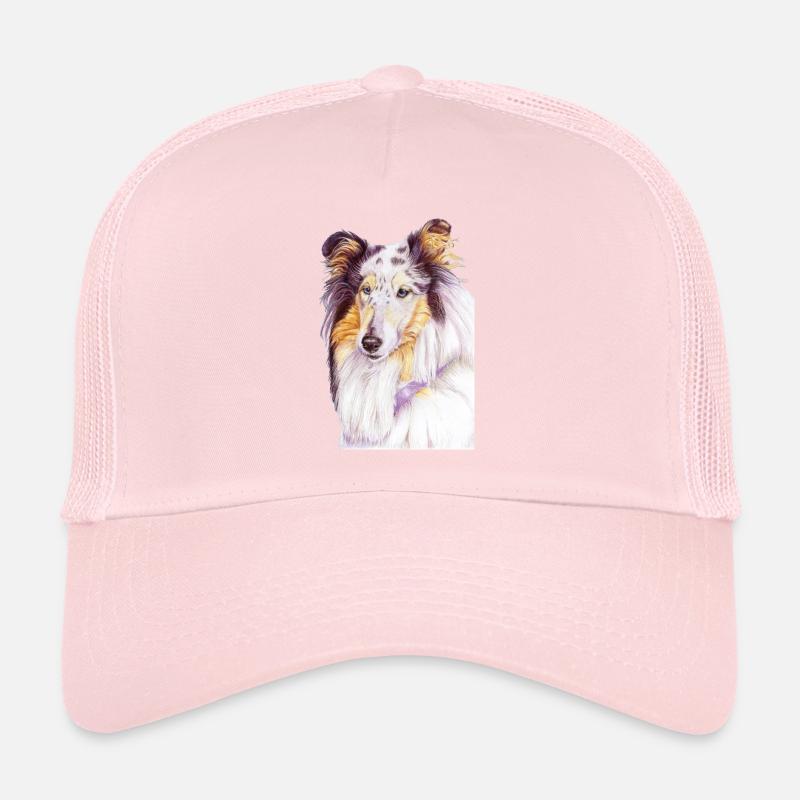 Collie bluemerle Casquette trucker 