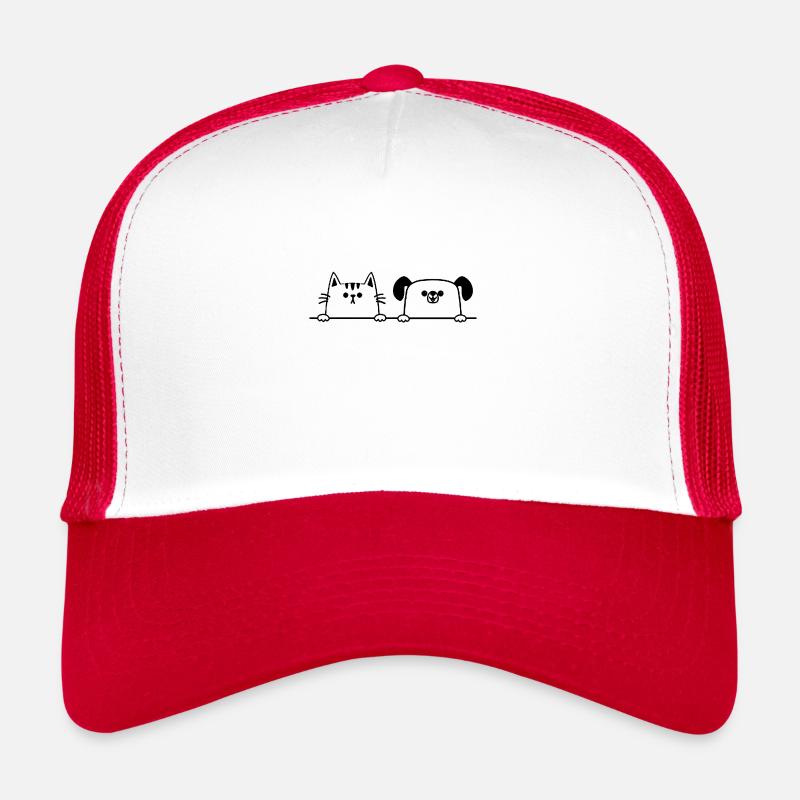 chat chien Casquette trucker 
