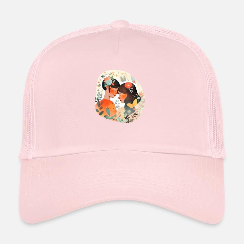 Couple amoureux Casquette trucker 